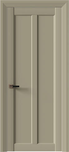 Дверь Prato Neo Classic Decoro Серое Льняное волокно эмаль (RAL 075-70-10) без стекла