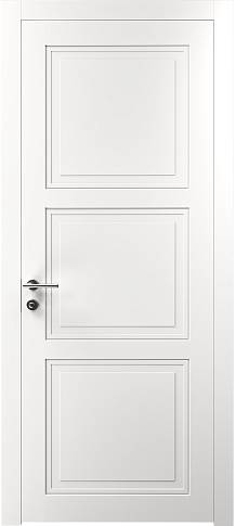 Дверь Milano Neo Classic / Милано Нео Классик Белая эмаль (RAL 9003) без стекла