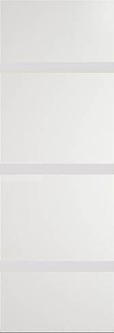 Дверь Tivoli Г-4 Invisible Бежевая эмаль (RAL 9010) без стекла