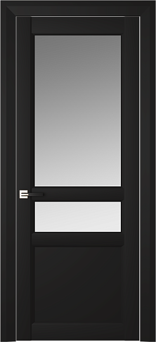 Дверь Imperia-R Neo Classic Decoro Чёрный ST со стеклом