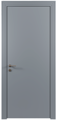 Дверь Tivoli / Тиволи А-1 Серебристо-серая эмаль (RAL 7045) без стекла