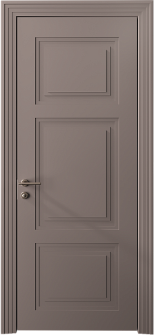 Дверь Siena Neo Classic Scalino / Сиена Нео Классик Скалино Серая стяжка эмаль (RAL 060-60-05) без стекла