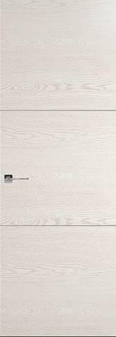 Дверь Tivoli&nbsp;В-2 Невидимка Белый ясень nano-flex без стекла