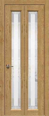 Дверь Domenica Porta Classic / Доменика Порта Классик Книжка Дуб натуральный со стеклом