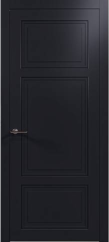 Дверь Siena Neo Classic / Сиена Нео Классик Черная эмаль (RAL 9004) без стекла