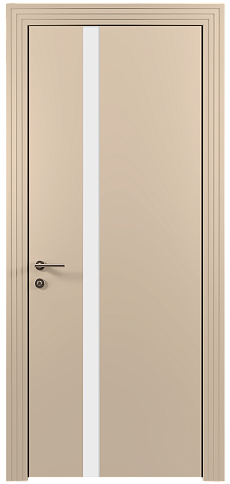 Дверь Tivoli Д-1 Бежевый Мел эмаль (RAL 075-80-10) без стекла