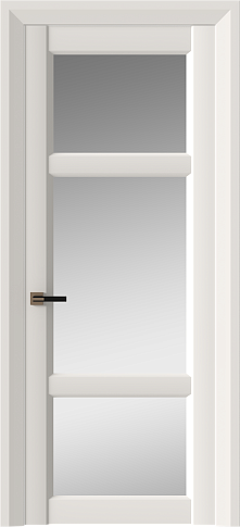 Дверь Siena Neo Classic Decoro / Сиена Нео Классик Декоро Белая эмаль (RAL 9003) со стеклом