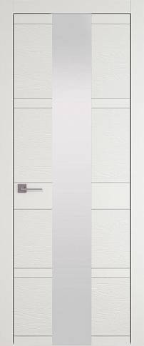 Дверь Tivoli Ж-2 Бежевая эмаль-эмаль по шпону (RAL 9010) со стеклом