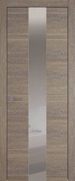 Межкомнатная дверь Tivoli / Тиволи Ж-4, Со стеклом (ДО), цвет - Дуб антик