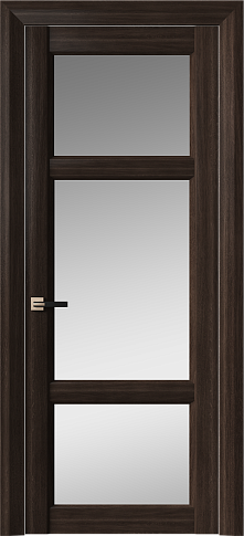 Дверь Siena Neo Classic Decoro / Сиена Нео Классик Декоро Венге Нуар со стеклом
