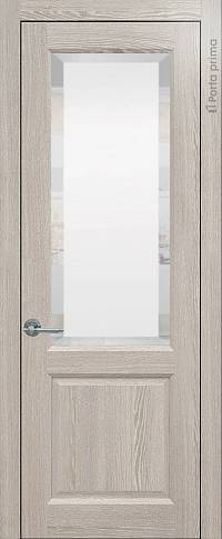 Дверь Dinastia Porta Classic Серый дуб со стеклом