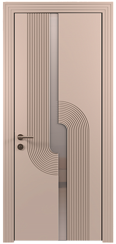 Дверь Cascato Moderno Грязный Белый эмаль (RAL 070-90-05) без стекла