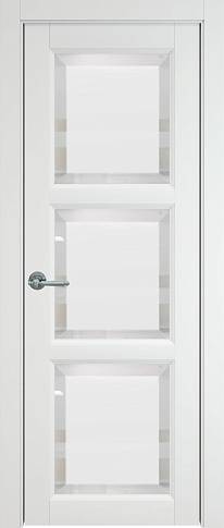 Дверь Milano Porta Classic / Милано Порта Классик Белая эмаль (RAL 9003) со стеклом