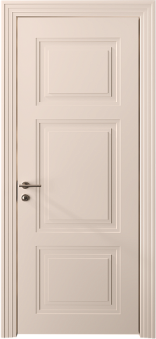 Дверь Siena Neo Classic Scalino / Сиена Нео Классик Скалино Бежевое Ядро Миндаля эмаль (RAL 070-85-05) без стекла