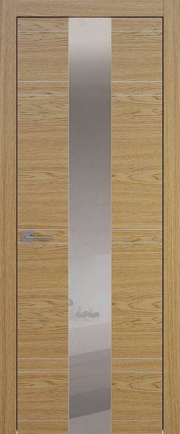 Межкомнатная дверь Tivoli / Тиволи Ж-4, Со стеклом (ДО), цвет - Дуб карамель