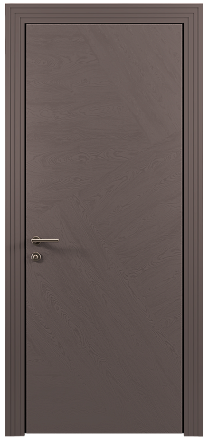 Дверь Tivoli М-1 Серо-Розовый мордовник эмаль по шпону (RAL 020-60-05) без стекла