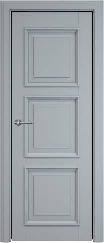 Дверь Milano Porta Classic LUX / Милано Порта Классик Люкс Серебристо-серая эмаль (RAL 7045) без стекла