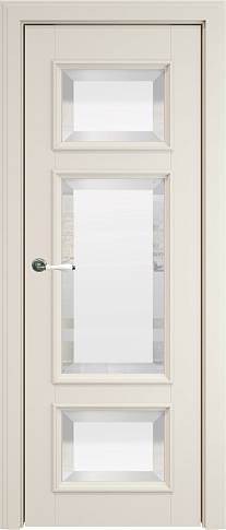 Дверь Siena Porta Classic LUX Жемчужная эмаль (RAL 1013) со стеклом