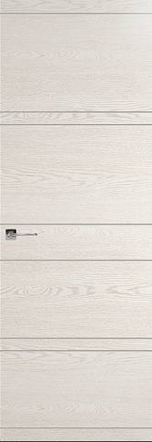Дверь Tivoli&nbsp;Е-2 Невидимка Белый ясень nano-flex без стекла
