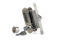 Ручка с механизмом ARCHI A-K01/02-V1HH Ключ/Фиксатор (Никель)