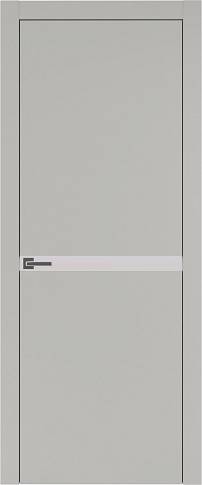 Дверь Tivoli Б-4 Серая эмаль (RAL 7047) без стекла