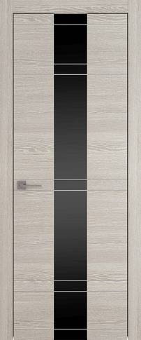Дверь Tivoli Ж-4 Серый дуб со стеклом