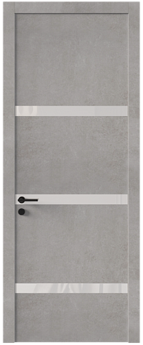 Дверь Tivoli / Тиволи Г-4 Белый камень со стеклом