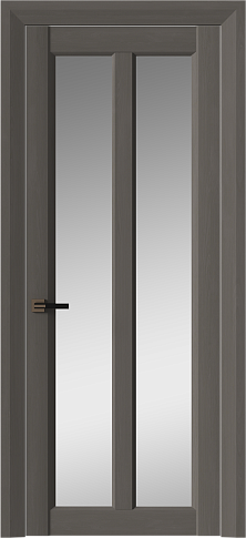 Дверь Prato Neo Classic Decoro Тёмный серый ST со стеклом