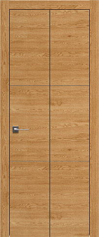 Дверь Tivoli В-2 Книжка Дуб натуральный без стекла
