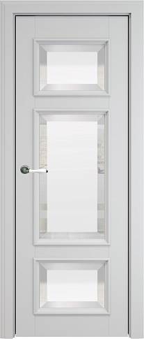 Дверь Siena Porta Classic LUX Серая эмаль (RAL 7047) со стеклом