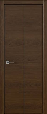 Дверь Tivoli Б-2 Книжка Итальянский орех без стекла