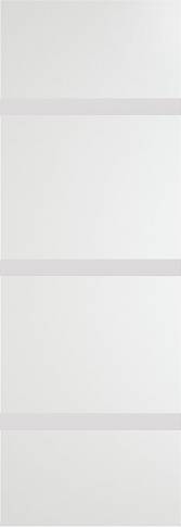 Дверь Tivoli Г-4 Invisible Белая эмаль (RAL 9003) без стекла