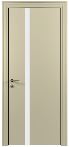 Дверь Tivoli Д-1 Серо-оливковая эмаль (RAL 7032) без стекла