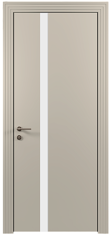 Дверь Tivoli Д-1 Жемчужная эмаль (RAL 1013) без стекла