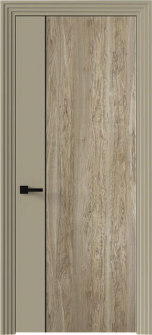 Дверь Piazza Moderno Олива серая без стекла