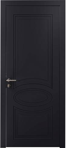 Дверь Florencia Neo Classic / Флоренсия Нео Классик Черная эмаль (RAL 9004) без стекла
