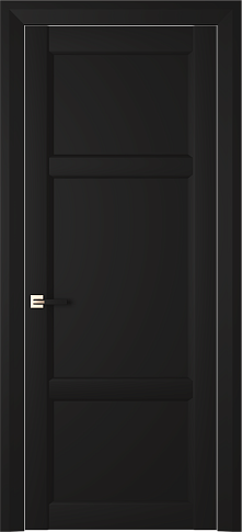 Дверь Siena Neo Classic Decoro / Сиена Нео Классик Декоро Чёрный ST без стекла