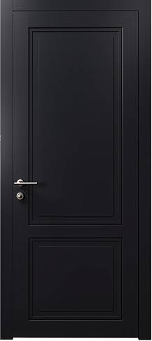 Дверь Dinastia Neo Classic / Династия Нео Классик Черная эмаль (RAL 9004) без стекла