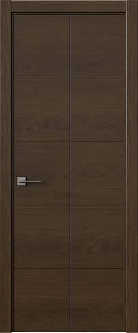Дверь Tivoli Д-2 Книжка Итальянский орех без стекла