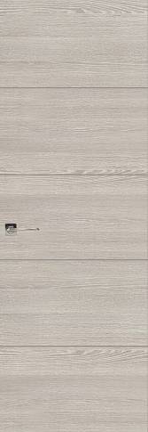 Дверь Tivoli Д-2 Невидимка Серый дуб без стекла