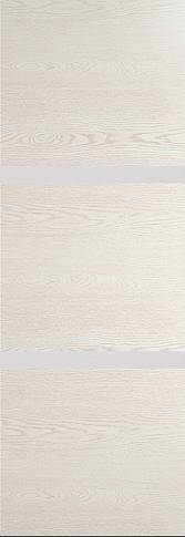 Дверь Tivoli В-4 Invisible Белый ясень nano-flex без стекла