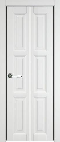 Дверь Milano Книжка Porta Classic Белая ST без стекла